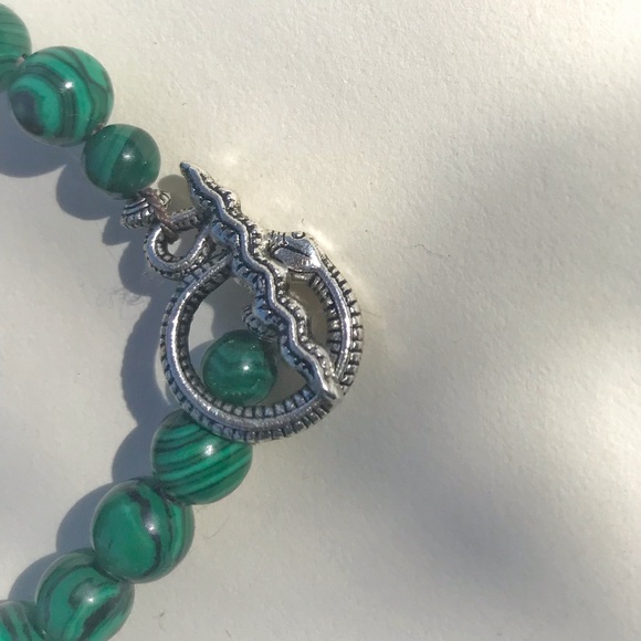 Malachite Snake Bracelet - Picture 5 of 8